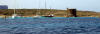 Barche alla fonda sul lato NE dell'isola Piana