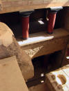 Sala delle asce bipenni: Chiamata così per via delle doppie asce incise sul lucernario, rappresentavano il sacro simbolo dei minoici. 